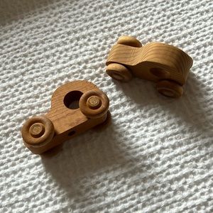 Vintage Handmade Wooden Car Toys